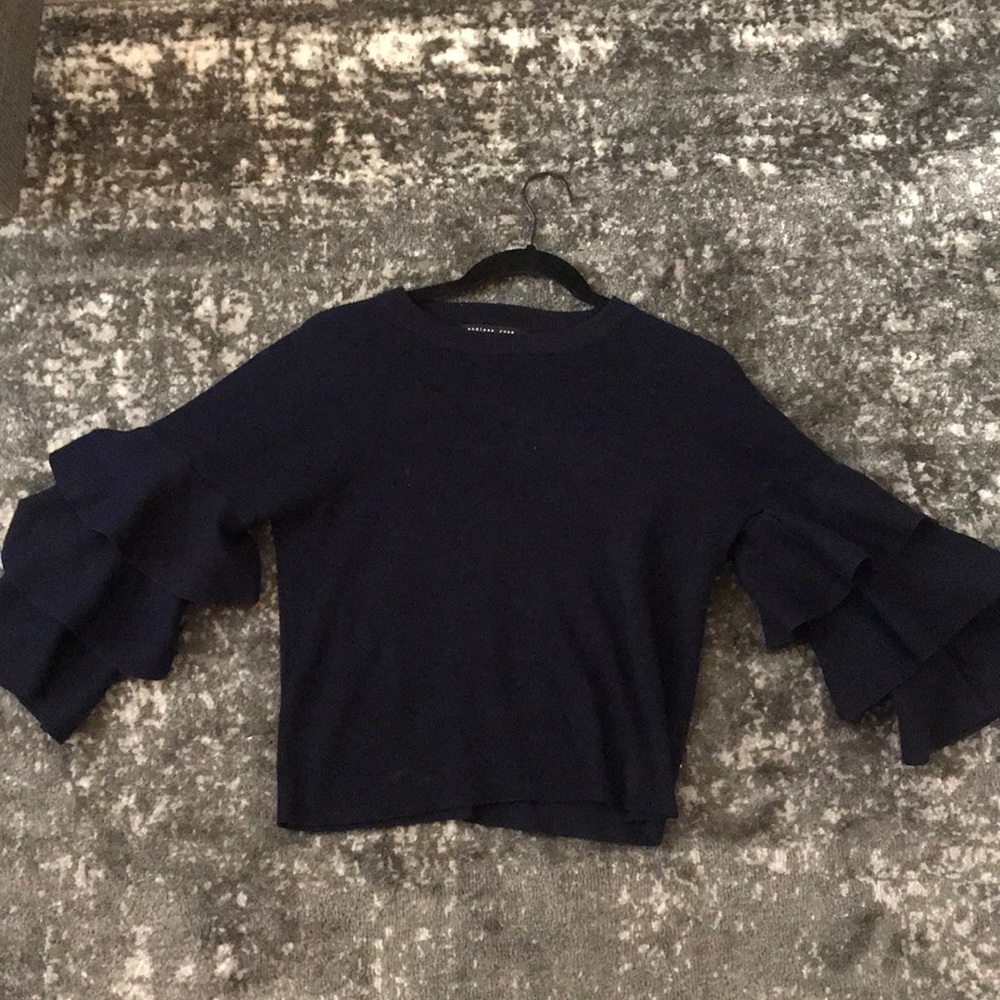 Endless Rose Ruffle Sleeve Sweater
